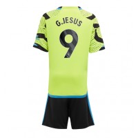 Camisa de time de futebol Arsenal Gabriel Jesus #9 Replicas 2º Equipamento Infantil 2023-24 Manga Curta (+ Calças curtas)